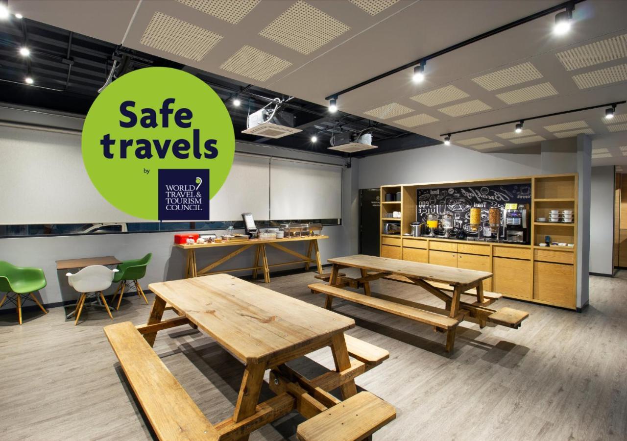 Hotel Mx Aeropuerto Kota Meksiko Bagian luar foto