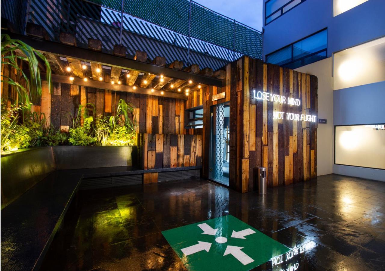 Hotel Mx Aeropuerto Kota Meksiko Bagian luar foto