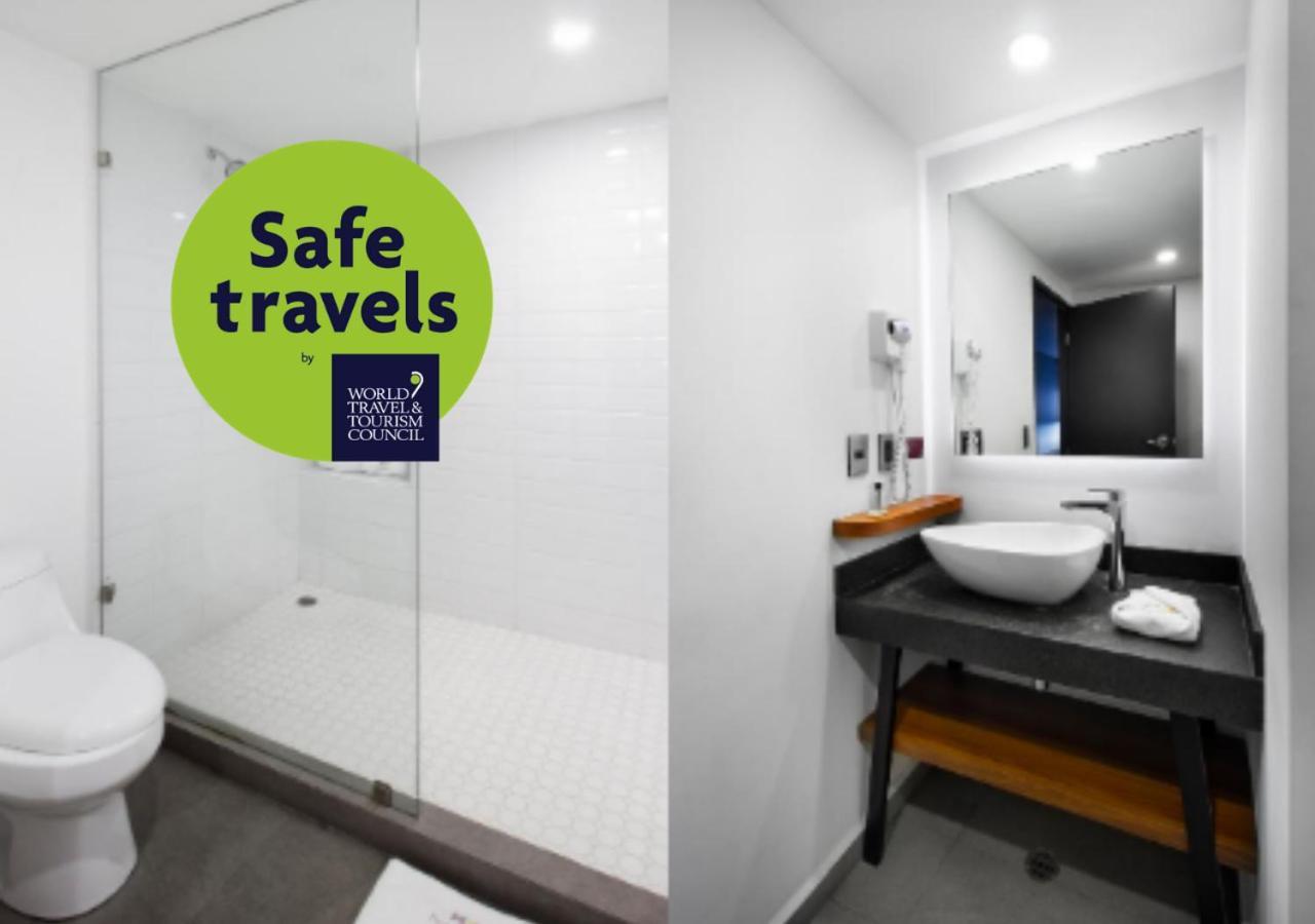 Hotel Mx Aeropuerto Kota Meksiko Bagian luar foto